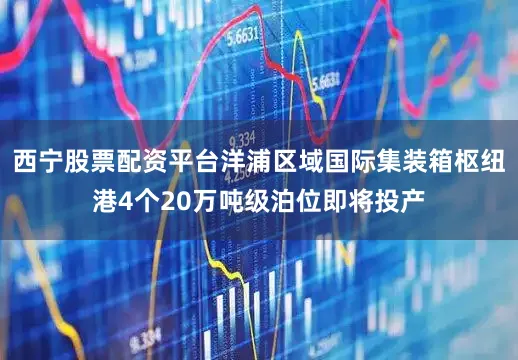 西宁股票配资平台洋浦区域国际集装箱枢纽港4个20万吨级泊位即将投产