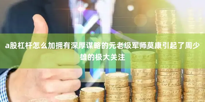 a股杠杆怎么加拥有深厚谋略的元老级军师莫康引起了周少雄的极大关注