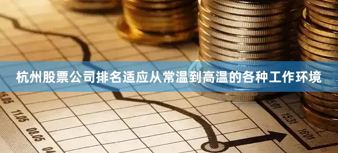 杭州股票公司排名适应从常温到高温的各种工作环境